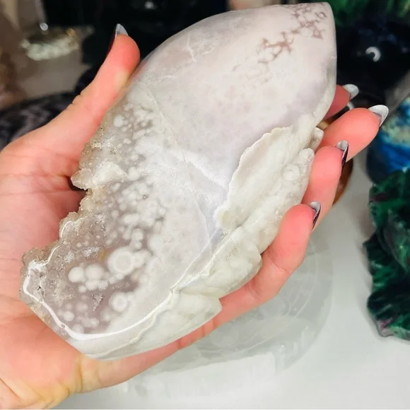 Pink Amethyst Dragon Druzy Carving 🐉 - Picture 2 of 5